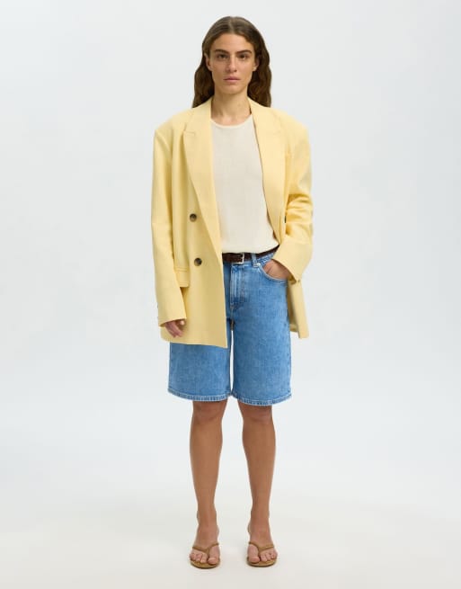 Selected – Jasnoniebieskie szorty jeansowe, 3 z 5