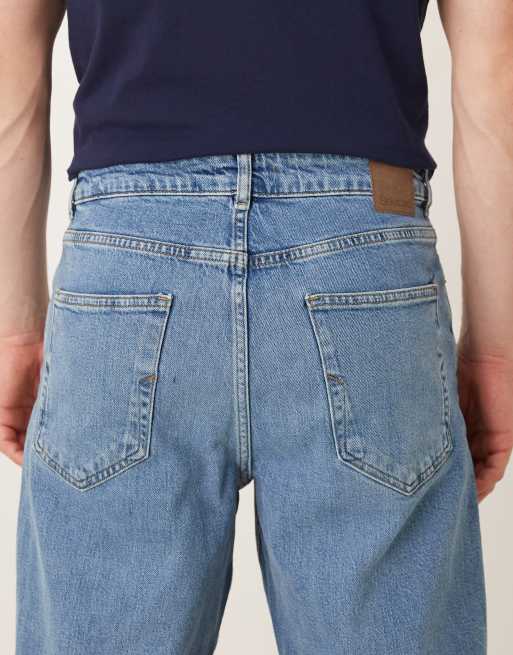 Selected - Jean baggy - Bleu moyen       , 5 de 5