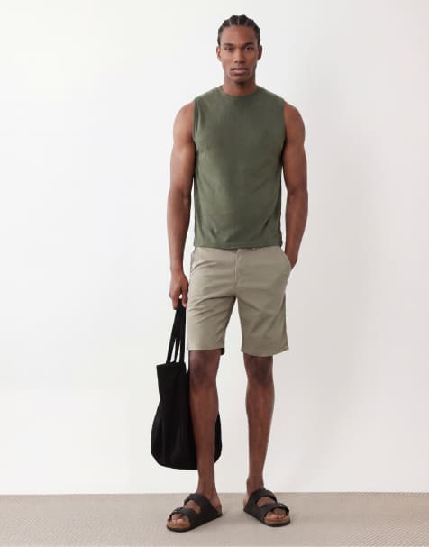 Selected – Kakigröna chino-shorts - view 1