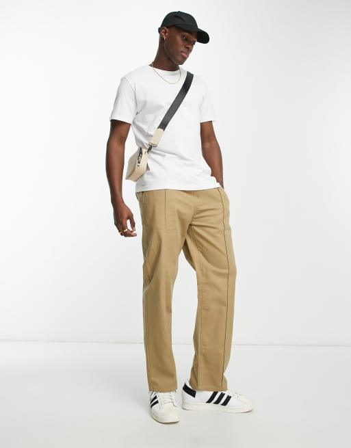 Selected - Katoenen T-shirt in wit  , 4 van 4