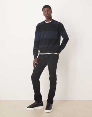 Selected Knit Sweater With Crew Neck In Multi