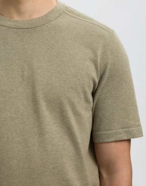 Selected Knitted top in vetiver, 3 of 5