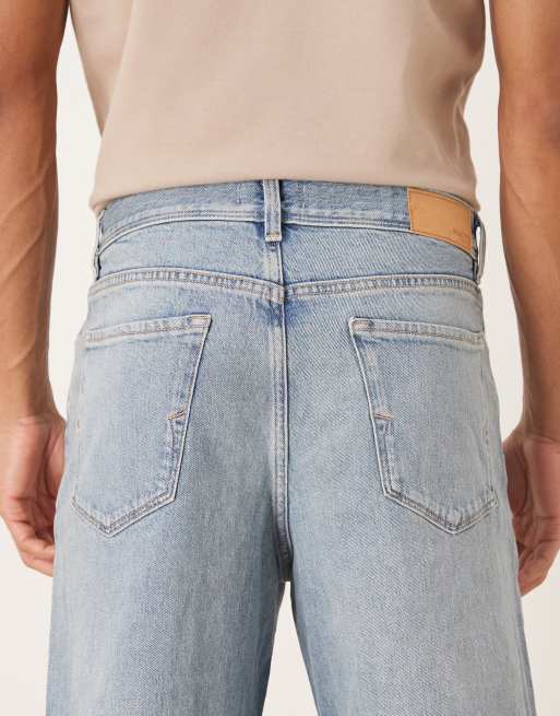 Selected - Kobe - Mellemvasket blå jeans i løstsiddende pasform , 4 af 5
