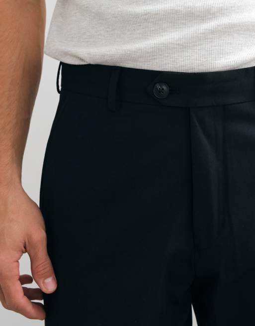 Selected Kombiteil-Hose mit lockerer Passform in Schwarz, 5 von 5