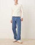 [Selected] Selected Kori loose fit jeans in medium blue W28 L30 Medium blue denim