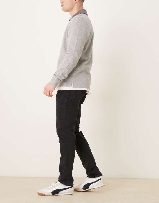Selected Kori slim fit jeans in black , 2 of 5