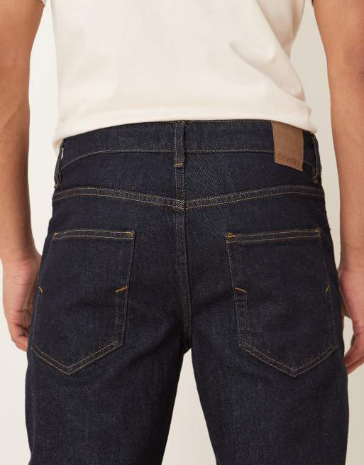 Selected Kori slim fit jeans in dark blue , 4 of 5
