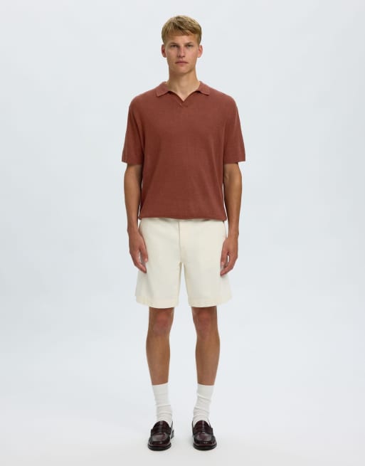 Selected – Koszulka polo w kolorze wiśniowego mahoniu, 3 z 6