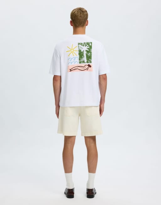 Selected - Kridhvid T-shirt, 2 af 7