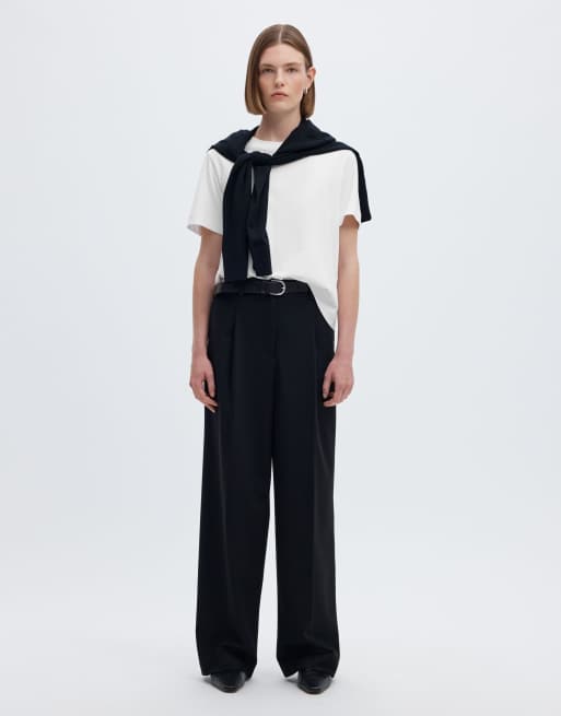 Selected - Kridhvid T-shirt, 3 af 6