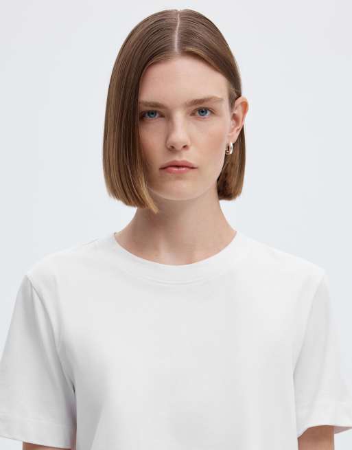 Selected - Kridhvid T-shirt, 4 af 6