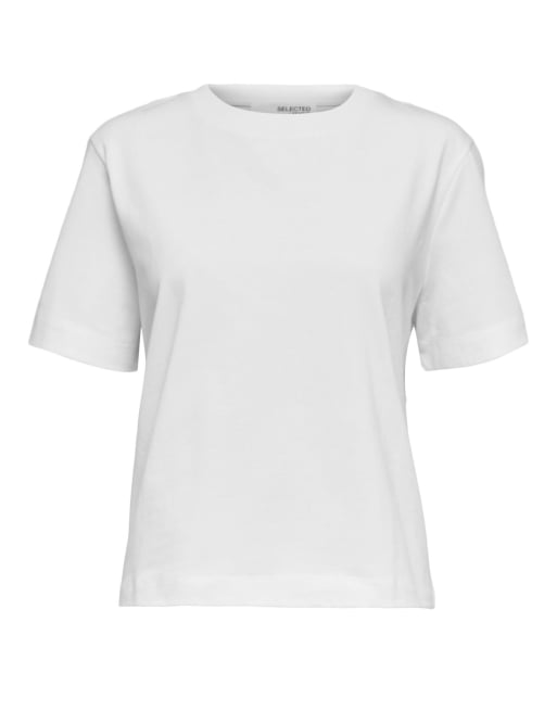 Selected - Kridhvid T-shirt, 6 af 6