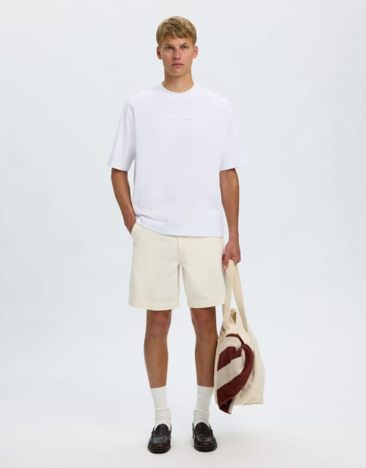 Selected – Kritvit t-shirt, 5 av 7