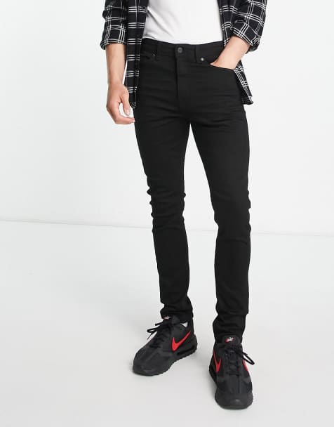 Selected Leon slim fit jeans in black - view 1