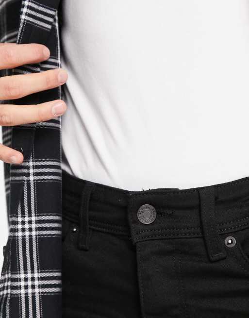 Selected Leon slim fit jeans in black  , 3 of 4