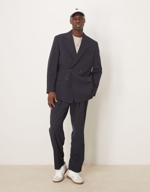 Selected Liam regular fit blazer in navy , 3 of 5