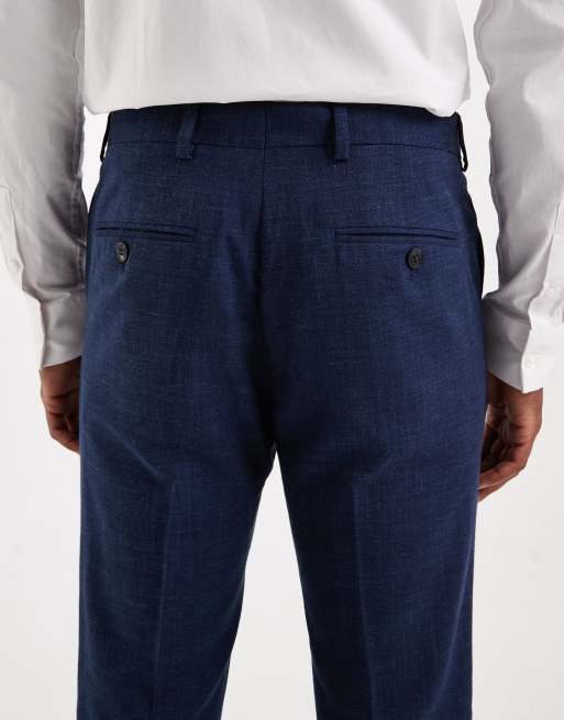 mens navy blue dress slacks Fratello Wide Leg Pants Baggy Trousers DP-106 30W 30L Navy Wedding style idealized and so much morethese mens navy suit pants are a classic neutral that can be romantic or neat Navy Dress Pant