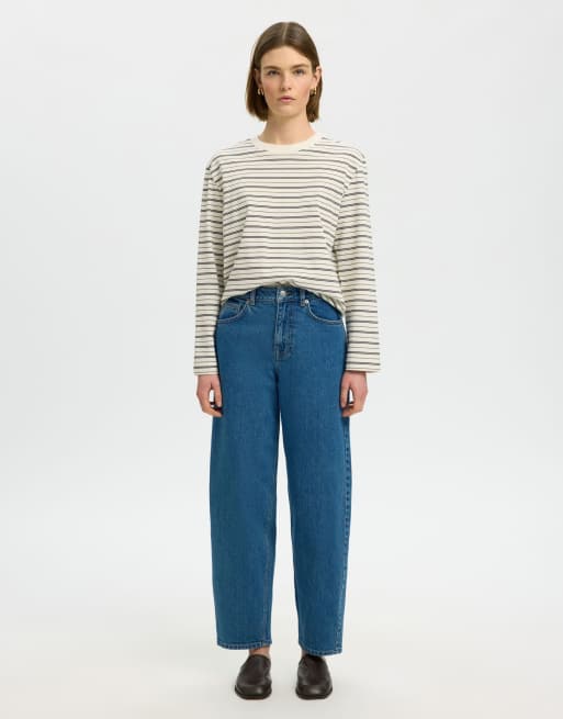 Selected Long-sleeved t-shirt in delicioso, 3 of 6
