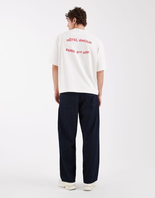 Selected – Loose-Fit-Jeans in Raw-Dunkelblau, 3 von 5