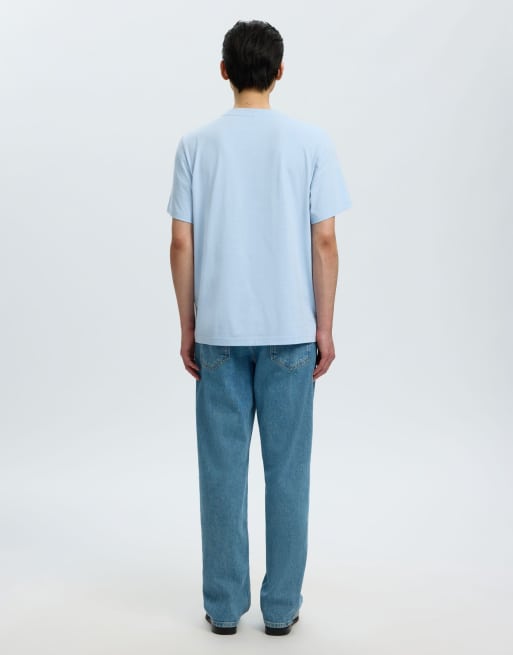 Selected - Lyseblå T-shirt, 2 af 6