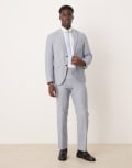 [Selected] Selected Malik regular fit pants in light blue 44 Light Blue