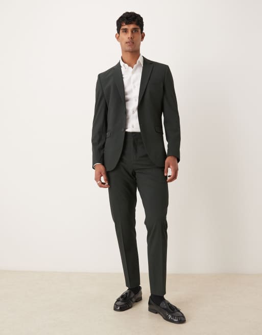 Selected – Mörkgrön kavaj i slim fit , 2 av 5
