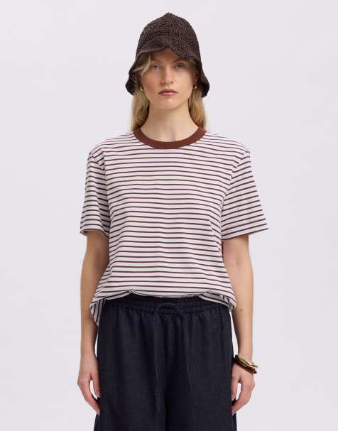Selected – Mörkröd t-shirt - view 1