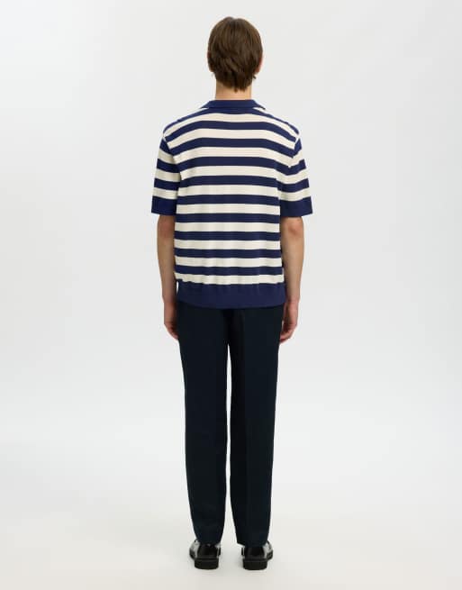 Selected – Niebieska koszulka polo, 2 z 6