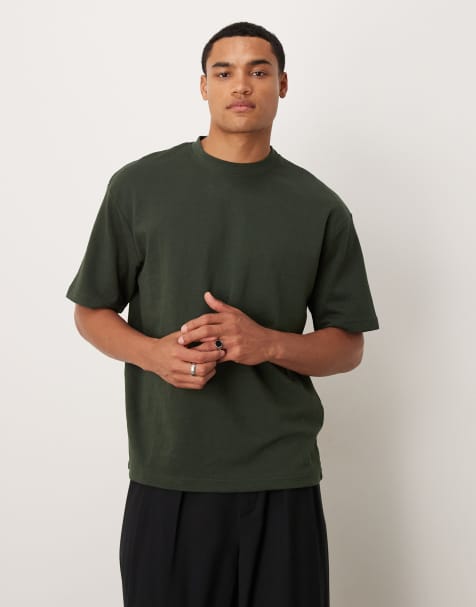 Selected - Oscar - T-shirt oversize - Vert  - view 1