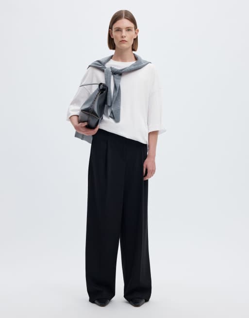 Selected oversize-t-shirt i vit, 5 av 6