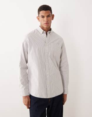 Selected Oxford Shirt In Grey