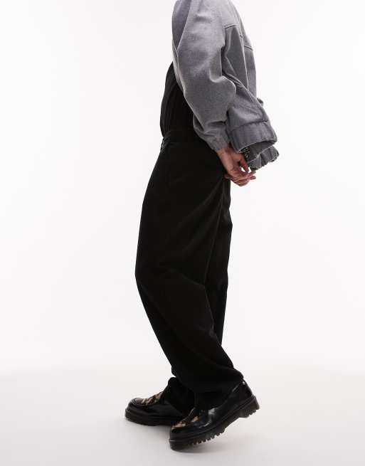 Selected Pantalon à pinces ample Noir ASOS