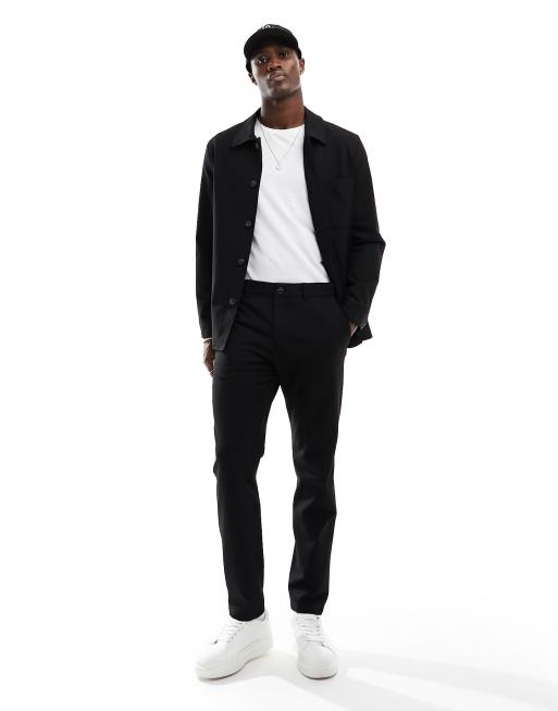 Selected - Pantalon de costume ajusté - Noir  , 2 de 5
