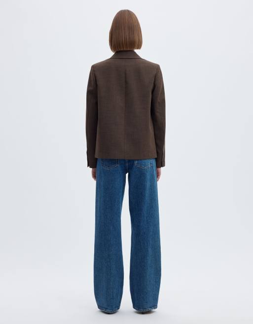 Selected pantalon en denim bleu moyen, 2 de 6