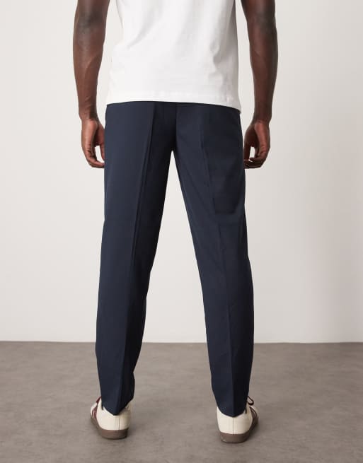 Selected - Pantalon fuselé décontracté - Bleu marine , 3 de 5