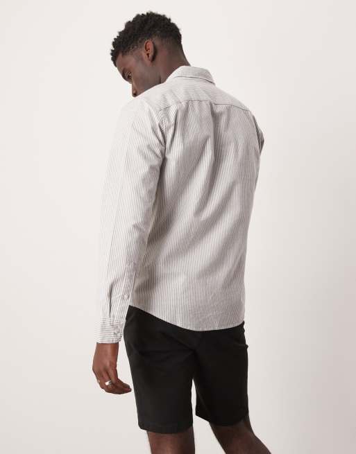 Selected - Pantaloncini chino slim neri , 4 di 5