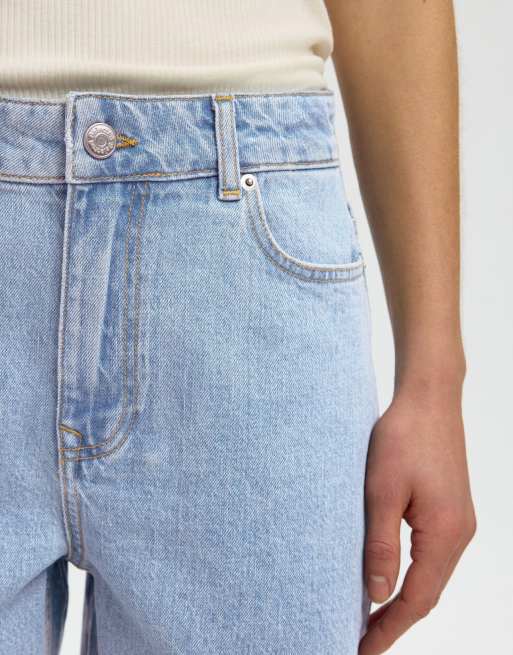 Selected - Pantaloncini di jeans blu chiaro, 3 di 5