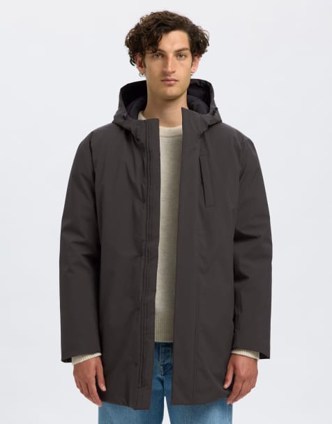 Selected - Parka - Bleu capitaine - view 1