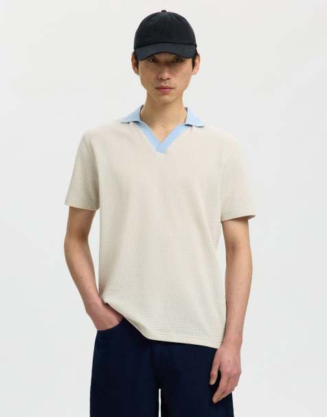 Selected - Polo - Bouleau - view 1