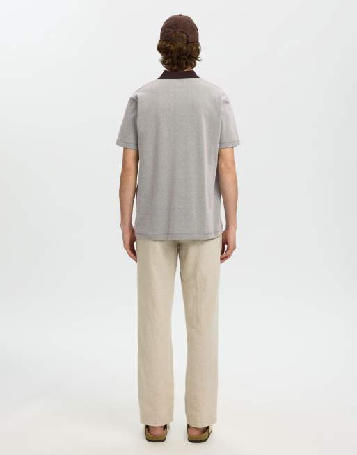 Selected – Polohemd in der Farbe Farnkraut, 3 von 6