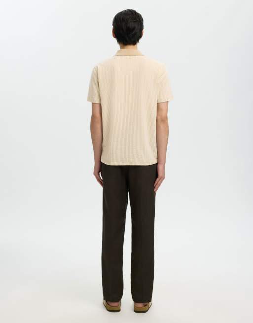 Selected - Poloshirt in lichtgeel, 2 van 6