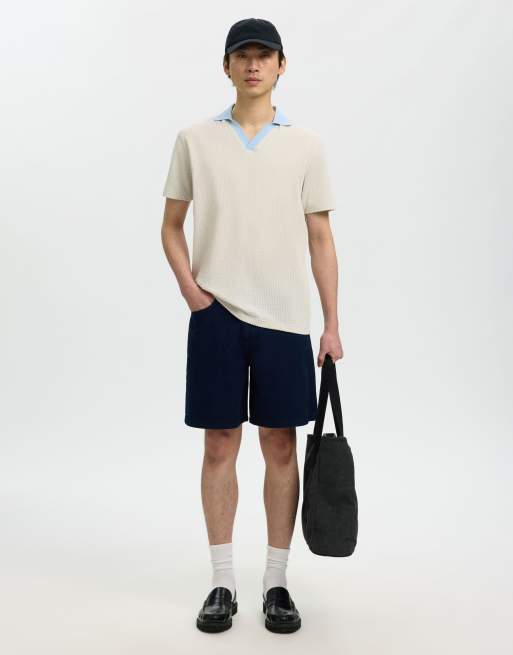Selected - Poloshirt in lichtgeel, 5 van 6