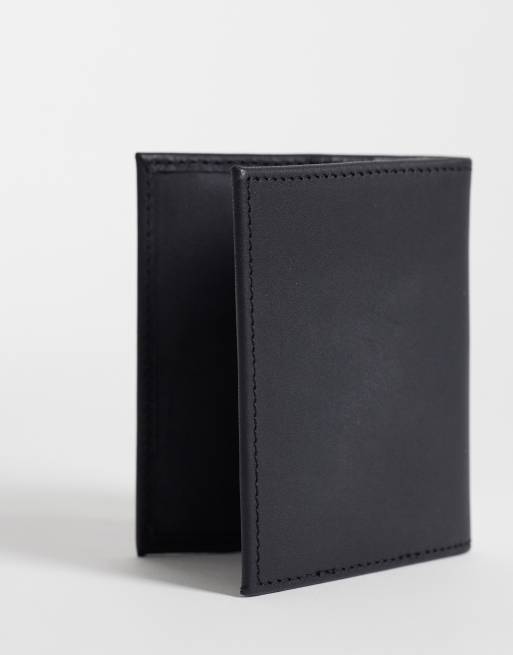 Selected portafoglio pieghevole in 100% pelle nero, 2 di 3