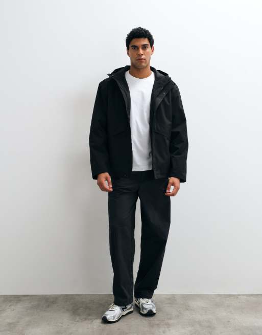 Selected Primaloft waterbestendig parkajack in zwart, 2 van 5