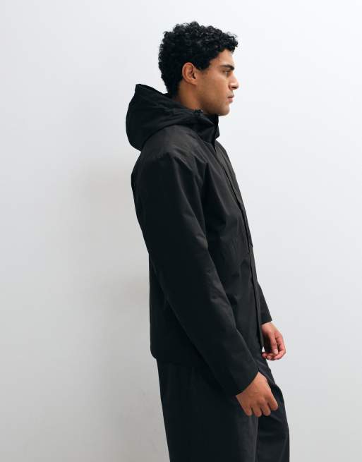 Selected Primaloft waterbestendig parkajack in zwart, 3 van 5