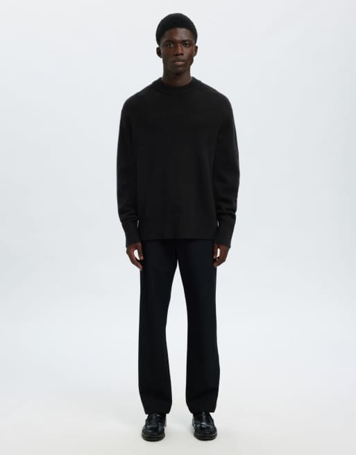 Selected - Pull à enfiler en maille - Noir, 3 de 5
