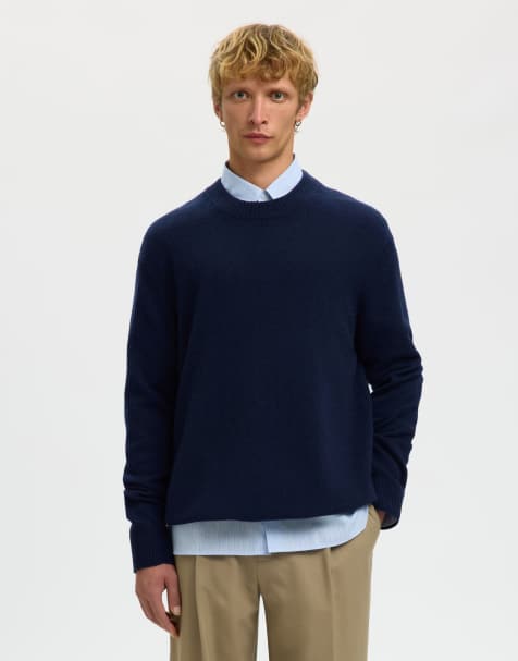 Selected – Pullover in Sky Captain - view 1