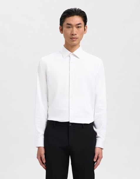 Selected Shirt in bright white