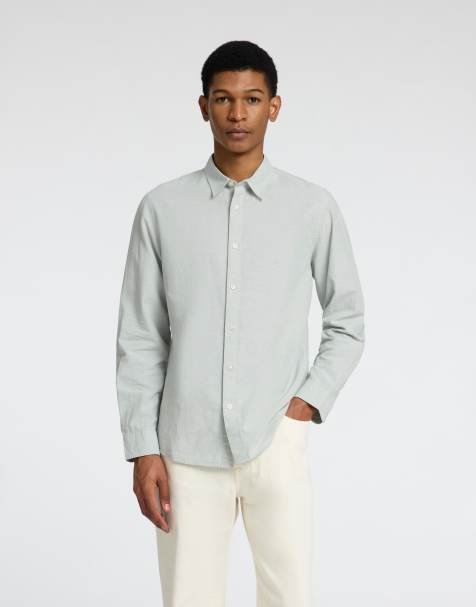 Selected Shirt in iceberg green - view 1