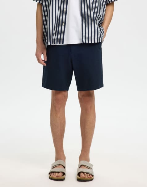 Selected - Short - Bleu capitaine - view 1